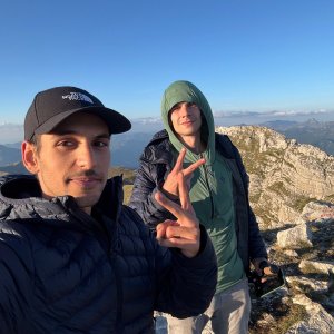 Denis on the summit of Zla Kolata (13.9.2025 18:13)