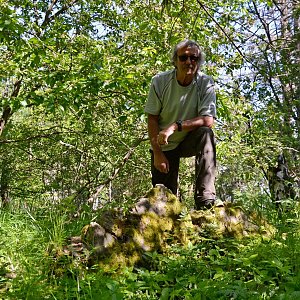 Jarda Vála on the summit of Katova hora (3.6.2021)