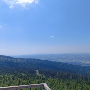 Petr Švejnoha on the summit of Třístoličník / Dreisessel (21.7.2024 12:00)