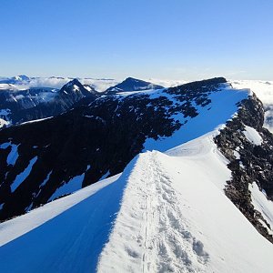 michalzhor na vrcholu Kebnekaise (29.7.2022 23:50)