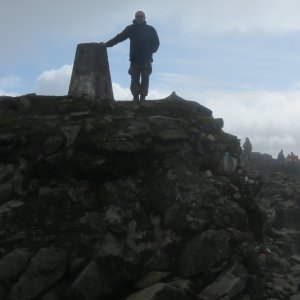Daniel Ledl on the summit of Ben Nevis (25.9.2026 13:16)