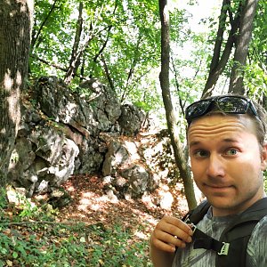 Tomáš Vaníček na vrcholu Velká Kobylanka (3.8.2022 13:29)