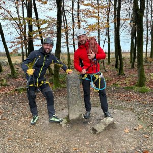 Luky1986 on the summit of Signal de Botrange (31.10.2025 15:55)