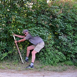 Jarda Vála na vrcholu Nad Rybníkem (19.6.2021 15:55)