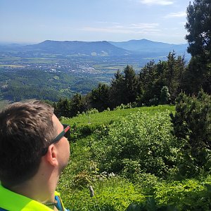 Josef Káňa na vrcholu Velký Javorník (3.6.2022 10:02)