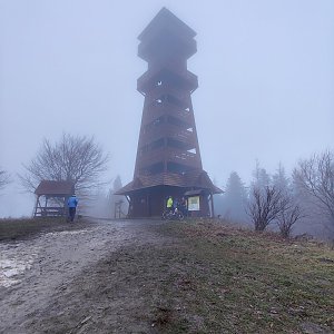 santerrka na vrcholu Velký Javorník (31.12.2022 10:30)