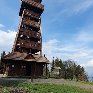 Peťulik na vrcholu Velký Javorník (6.5.2023 16:05)