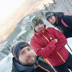 Vašek Bauer na vrcholu Velký Javorník (21.1.2020 15:07)