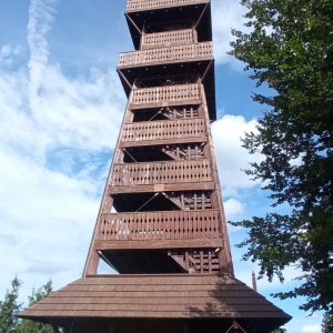 Alžběta Šlosarová na vrcholu Velký Javorník (31.7.2023 16:02)