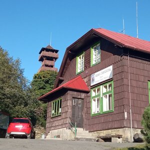 Alžběta Šlosarová na vrcholu Velký Javorník (20.9.2023 8:08)