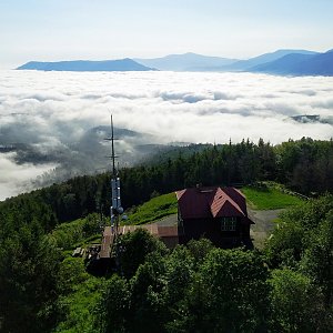 Jana Mitášová na vrcholu Velký Javorník (25.6.2020 7:19)