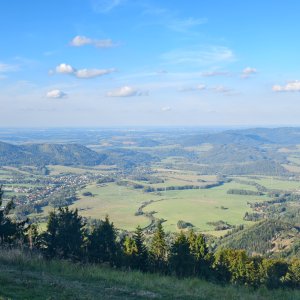 Ila on the summit of Velký Javorník (19.9.2026 16:30)