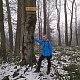 Pavel Rýdl na vrcholu Velký Javorník (13.12.2020 6:12)