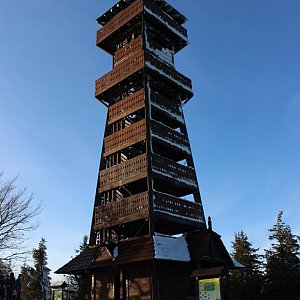 StandaK71 na vrcholu Velký Javorník (18.2.2021 15:40)
