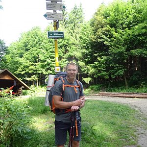 Tomáš Vašíček na vrcholu Malý Lopeník (4.7.2021 9:02)