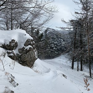 Alexandr Starý na vrcholu Malý Kľak (29.2.2020 12:30)
