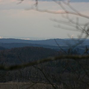 Bouřka na vrcholu Velký Kouřim (10.2.2022 15:23)