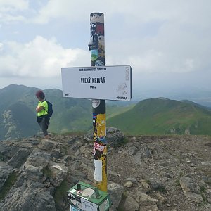 kaltz na vrcholu Veľký Kriváň (21.7.2021 13:41)