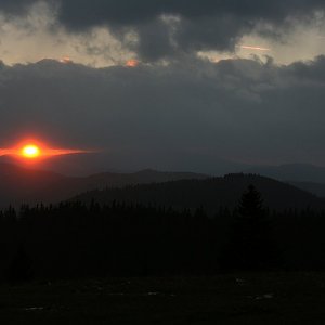 Bouřka na vrcholu Kečka (30.10.2016 16:22)