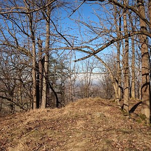 Bouřka na vrcholu Slupný (10.2.2022 11:30)