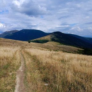 David Pšenica on the summit of Handliarka (4.9.2025 15:10)