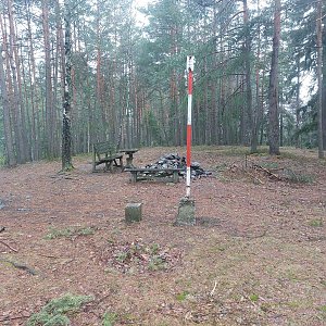 Cyklista 73 on the summit of Klouček (8.4.2022 18:13)
