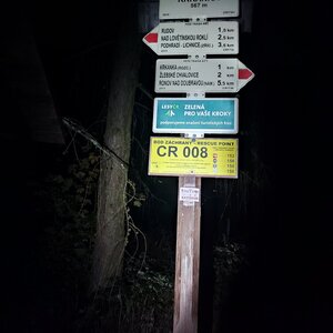 Marketa91 on the summit of Krkanka (23.10.2023 6:24)