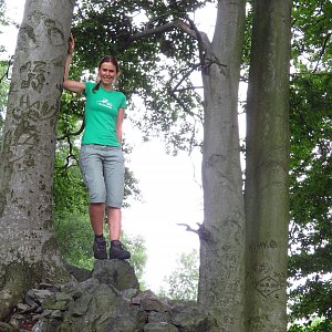 Iveta Válová na vrcholu Lipka (21.7.2021)