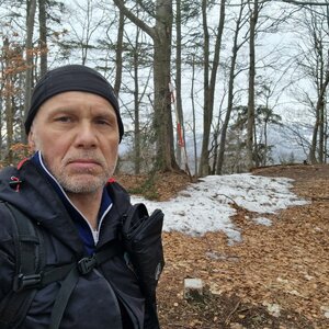 Rastislav Biarinec on the summit of Šturec (7.2.2024 10:57)