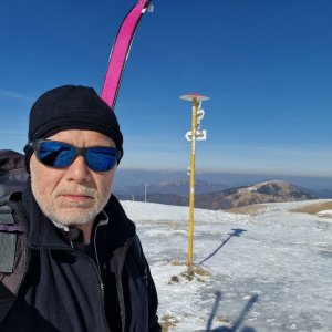 Rastislav Biarinec on the summit of Ostredok S (21.2.2025 12:42)