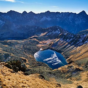 Martin Horáček na vrcholu Mały Kozi Wierch (17.11.2021 10:25)