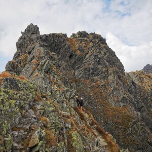 Jiří Králík on the summit of Zmarzłe Czuby SV (7.9.2024 11:20)