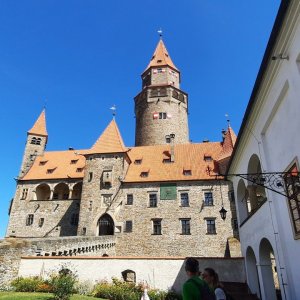 Ondřej Garaj on the summit of Bouzov (7.8.2022 11:25)