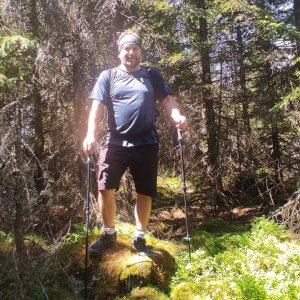 Radek Pavel on the summit of Holý vrch (13.7.2026 11:48)