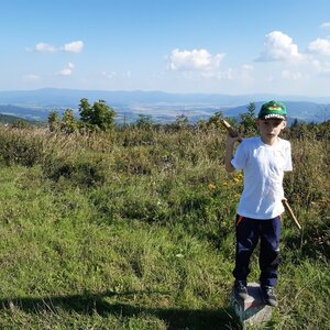 jawe on the summit of Velká Javořina (29.8.2024 21:31)