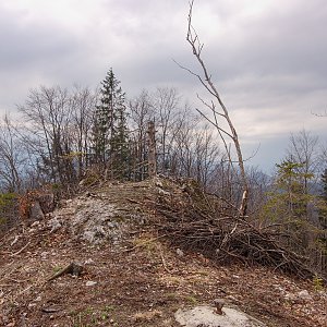 Ľuboš on the summit of Skalka (7.4.2018 10:54)
