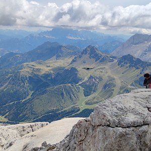 Lukáš Hradecký na vrcholu Piz Boè (13.8.2022 13:59)