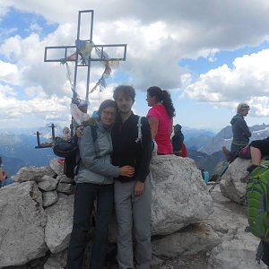 Pavla Lžičařová na vrcholu Piz Boè (6.7.2017 12:27)