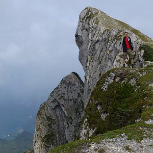 Divočák on the summit of Spinnerin (8.9.2013 15:08)
