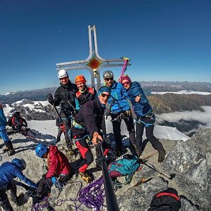 David Ryšavý on the summit of Ortler (21.9.2019 12:00)