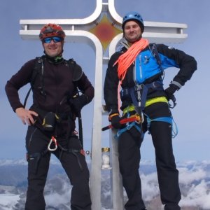 Divočák on the summit of Ortler (6.8.2025 10:17)