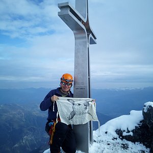 Martin na vrcholu Ortler (18.7.2018 14:10)