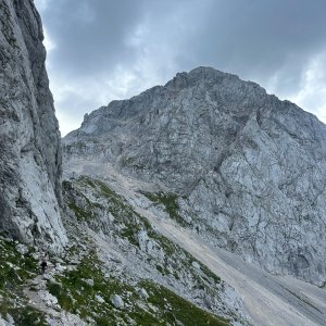 akam on the summit of Mangart (16.8.2025 13:00)