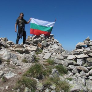 ThrasherVojti on the summit of Poležan (2.8.2010 10:42)