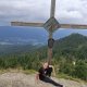 Veronika Hemerkova on peak Ostrý