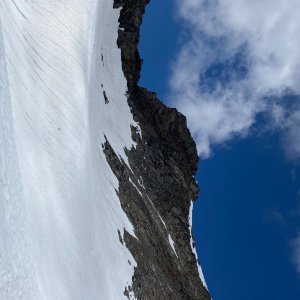 Kubik on the summit of Habicht (7.7.2023 1:54)