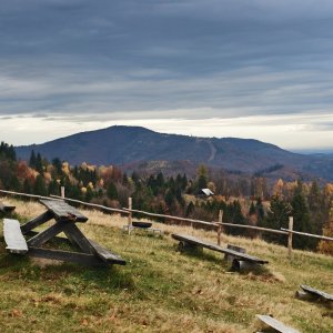 Ila na vrcholu Trzy Kopce Wiślańskie (30.10.2025)