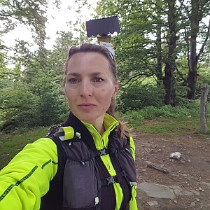 Marcela Kubíčková na vrcholu Równica (28.5.2022 18:50)